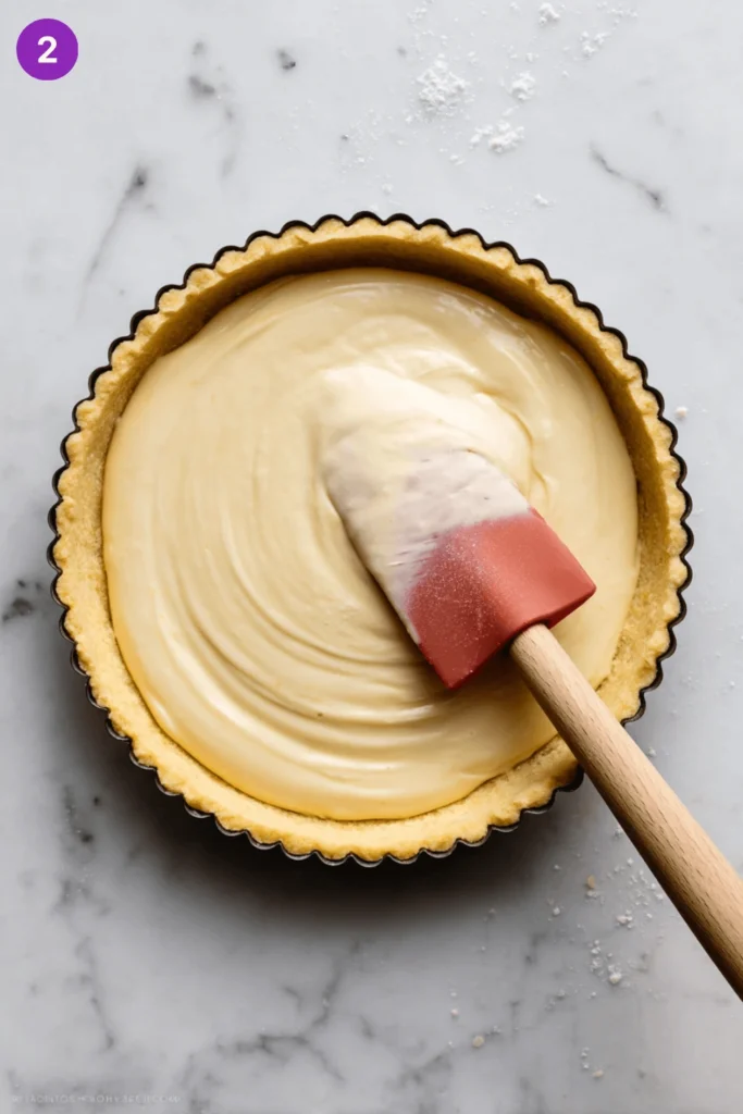 Lemon blueberry tart-steps1