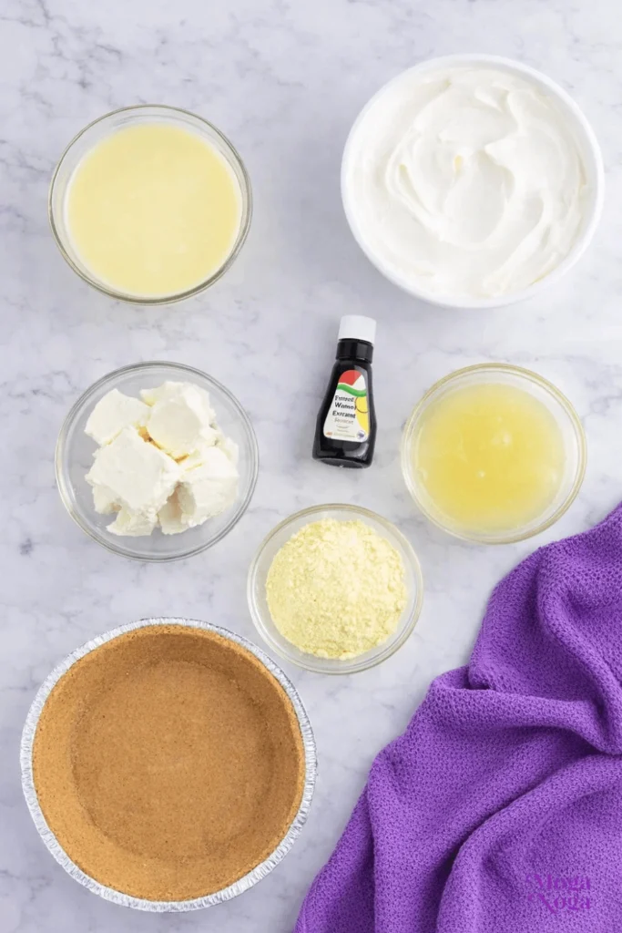 Lemonade Pie-ingredients