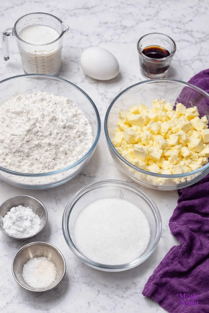 Master Scones Recipe-ingredients