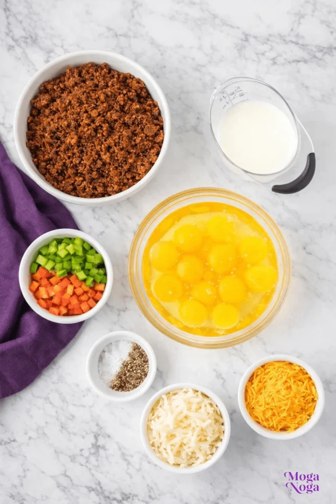 Mexican Breakfast Casserole-ingredients