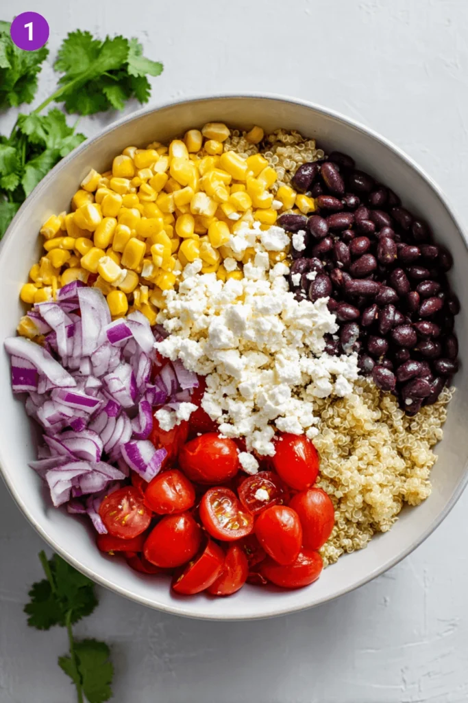 Mexican Quinoa Salad-steps