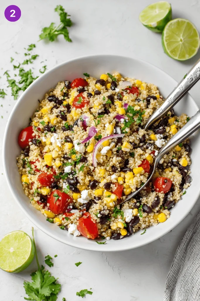 Mexican Quinoa Salad-steps1