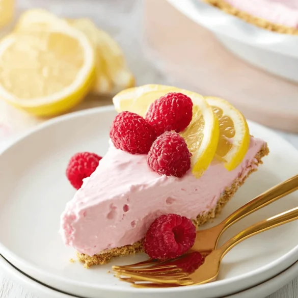 Raspberry Lemonade Pie