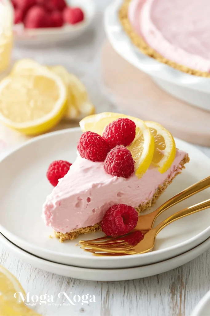 Raspberry Lemonade Pie