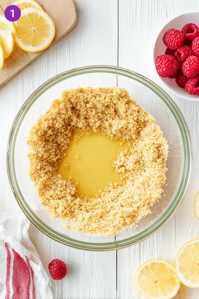 Raspberry Lemonade Pie-steps