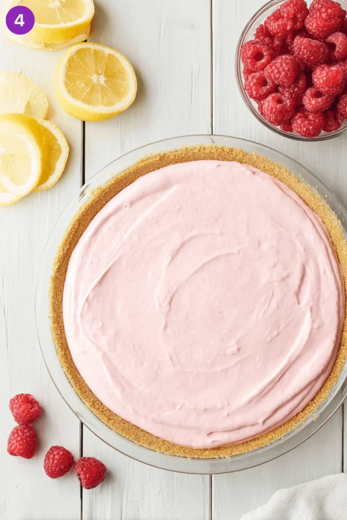 Raspberry Lemonade Pie-steps3