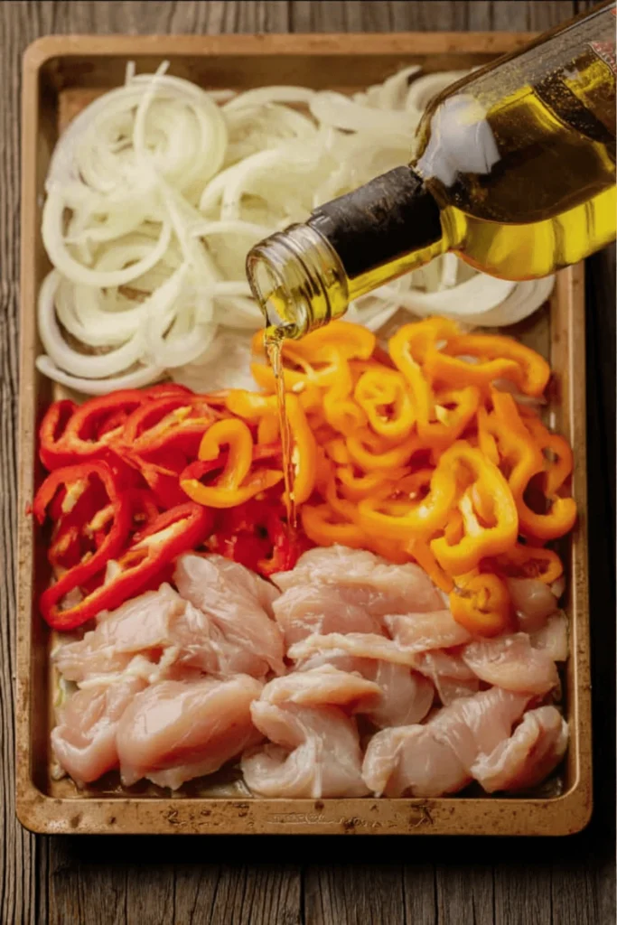 Sheet Pan Chicken Fajitas-steps