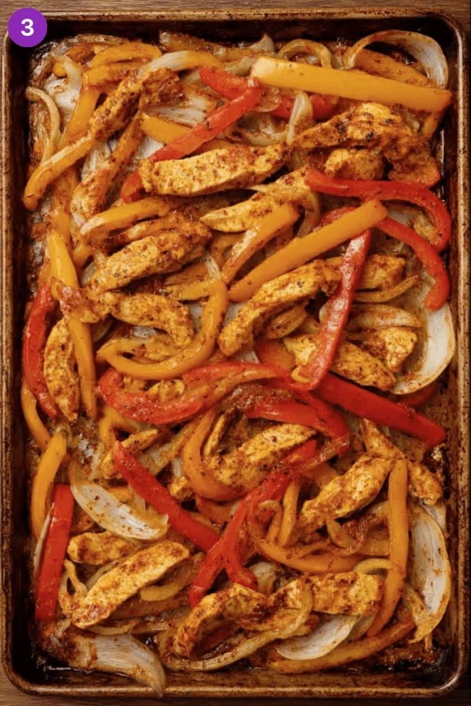 Sheet Pan Chicken Fajitas-steps2