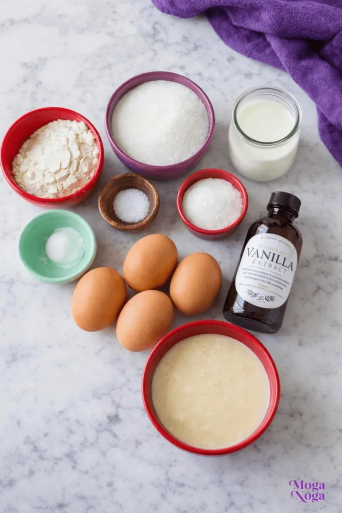 Tres Leches Cake-ingredients