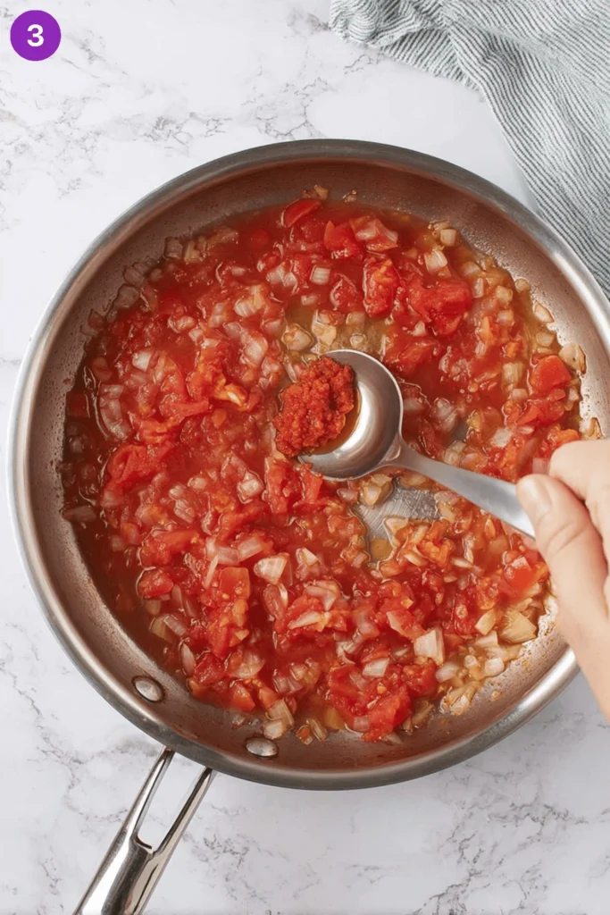 Creamy Tomato and Spinach Pasta-Steps3