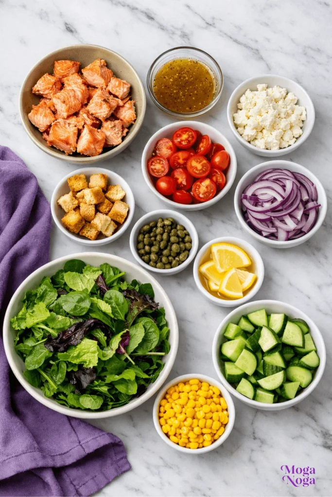 Easy Salmon Salad-Main-Ingredients