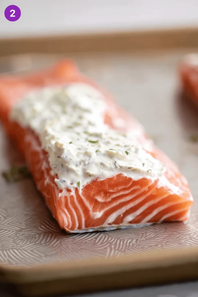 Pistachio Crusted Salmon with Shaved Asparagus Salad-Steps2