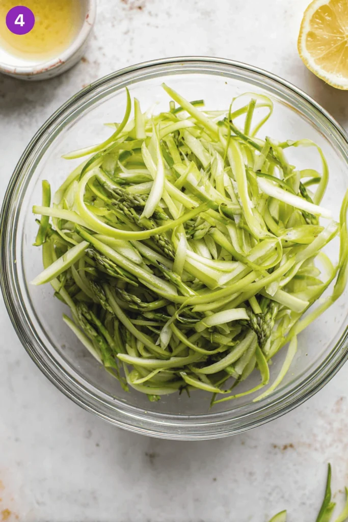 Pistachio Crusted Salmon with Shaved Asparagus Salad-Steps4