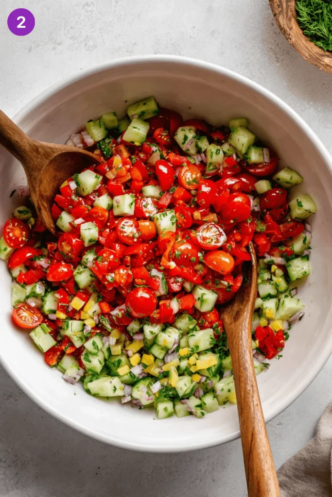 Sheet Pan Greek Chicken and Chickpea Salad-Steps2