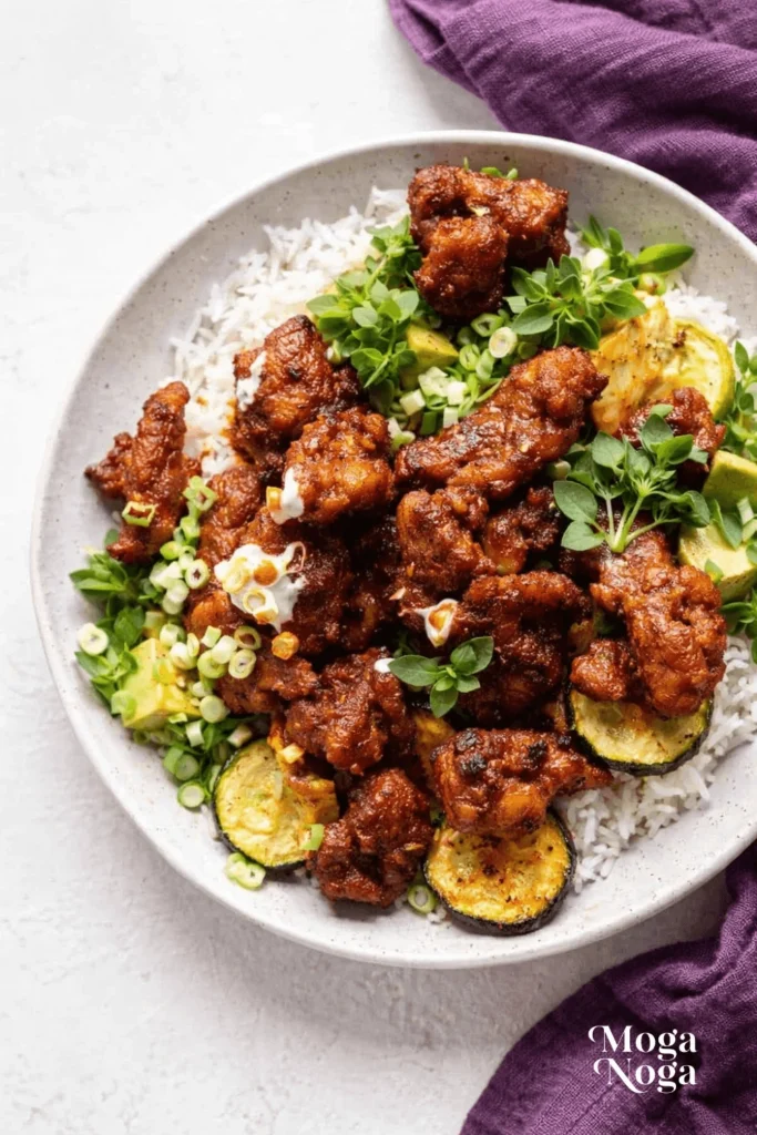 Sheet Pan Hot Honey Garlic Chicken and Zucchini-1