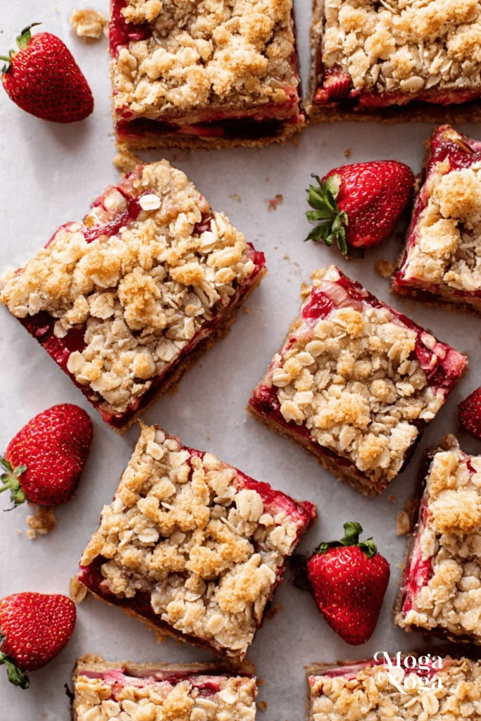 Strawberry Rhubarb Crumb Bars-1