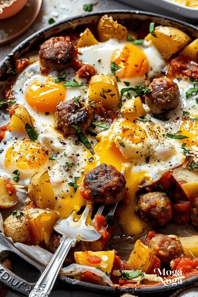 sheet pan sausage breakfast hash-2