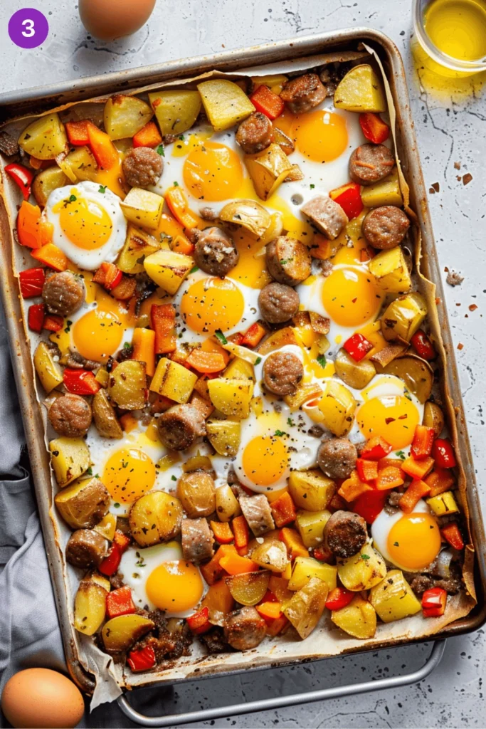 sheet pan sausage breakfast hash-Steps2