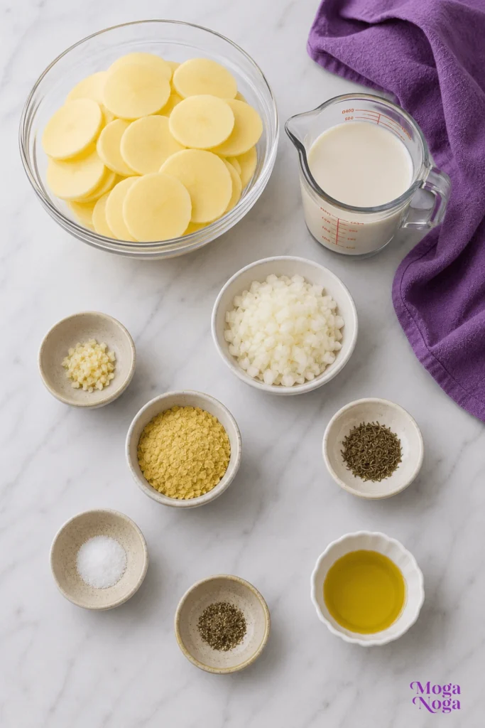 Dairy-Free Potato Gratin-Ingredients