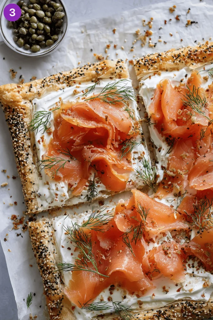 Smoked Salmon Tart-Steps3