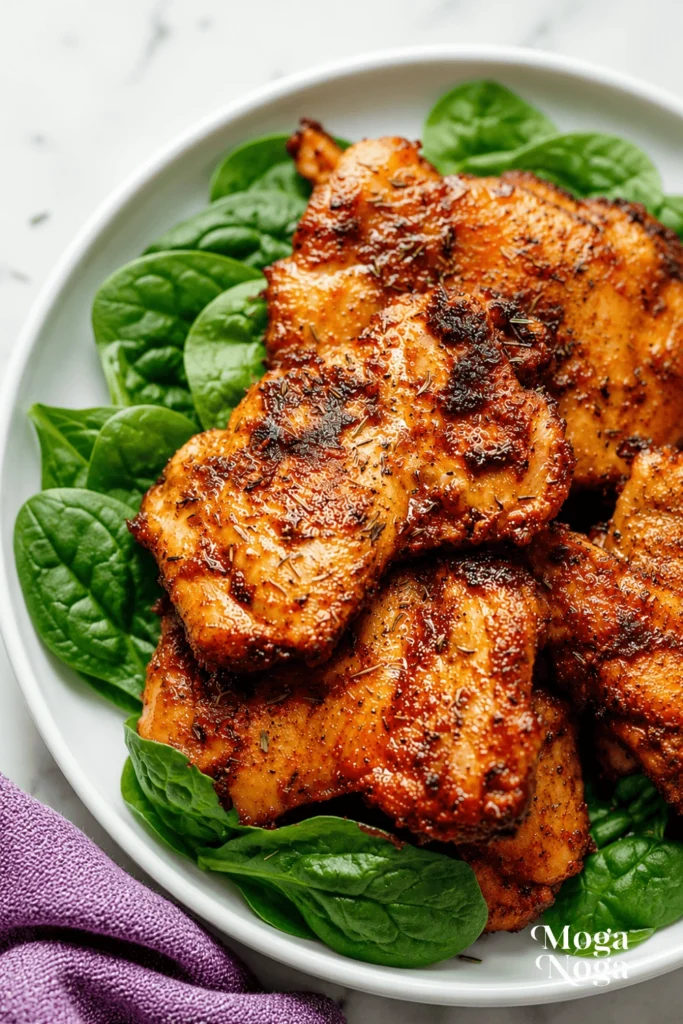 30-min Oven Baked Boneless Skinless Chicken Thighs-1
