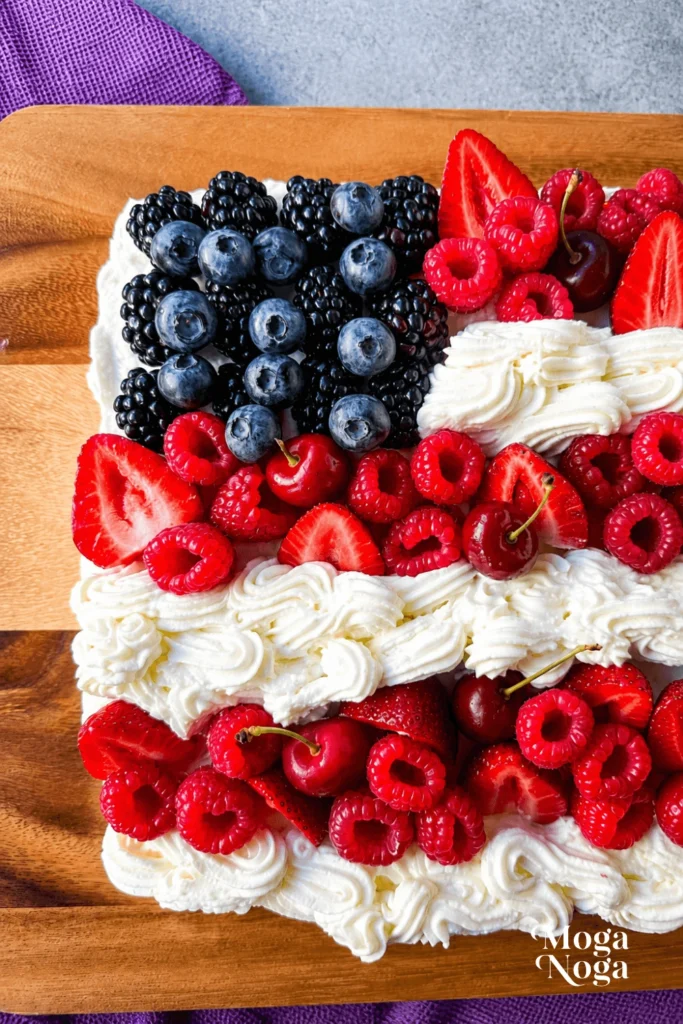 American Flag Cake-1