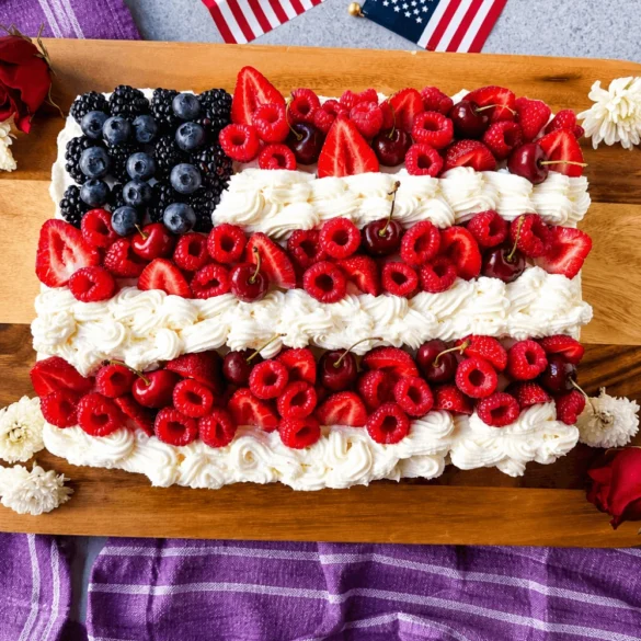American Flag Cake