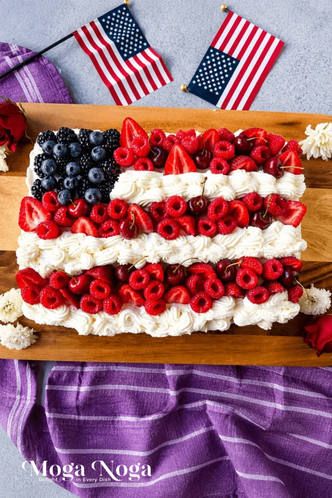 American Flag Cake