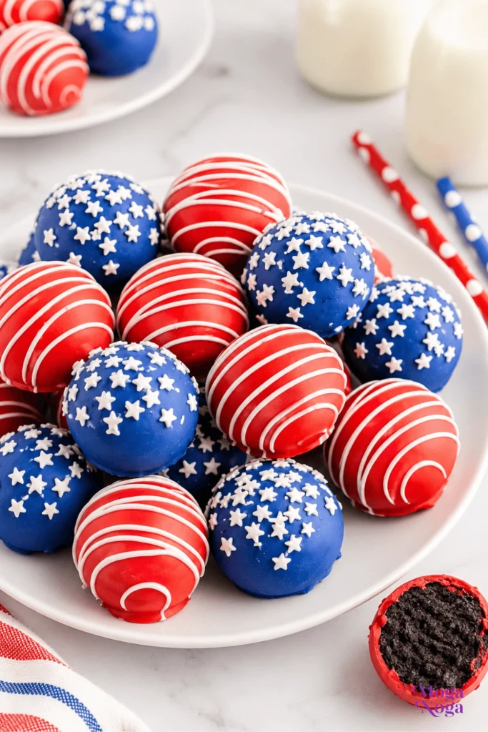 Patriotic Oreo Balls-1