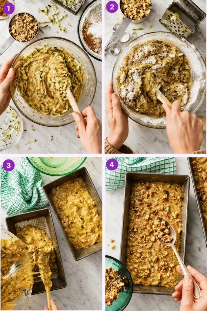 Zucchini Bread Recipe-Instructions