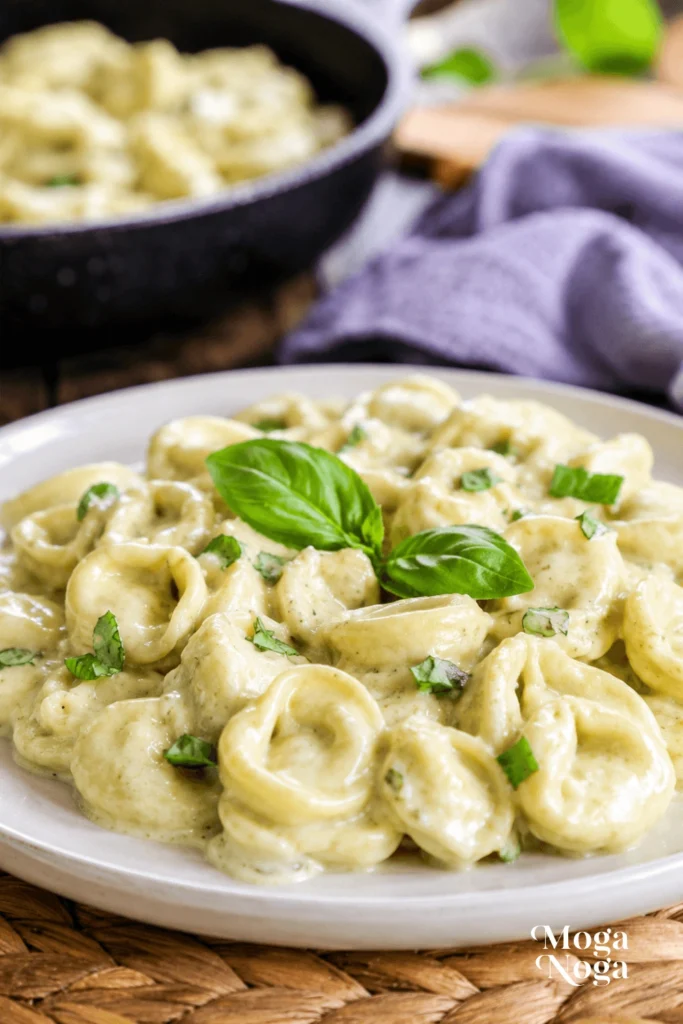 Creamy Pesto Tortellini-1